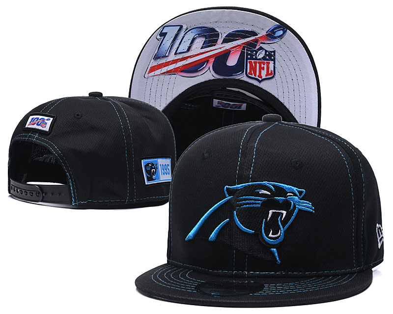NFL Carolina Panthers 2019 100th Season Stitched Snapback Hats 035